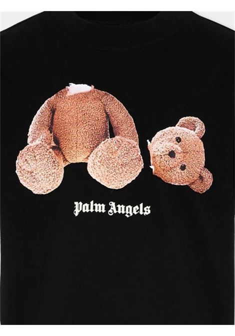 T-shirt con stampa orso PALM ANGELS | PBAA003S26JER001110
